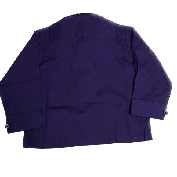 Johnnie Lene Boys Dress Shirt Long Sleeve Button Down Size 12 M - Picture 3 of 8